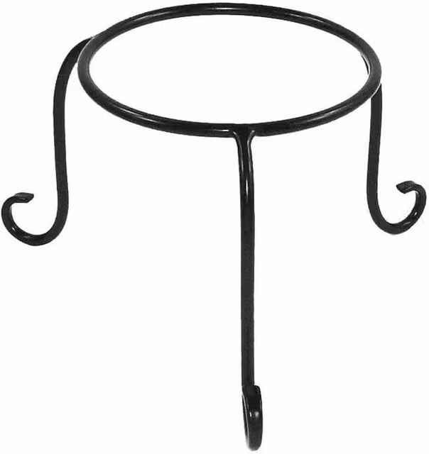 Garden Pride Black Steel Plant Pot Ring, Diameter: 35 cm