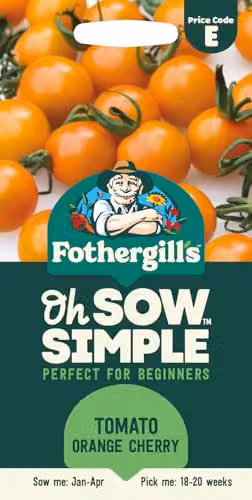 Mr Fothergill's Oh Sow Simple Orange Cherry Tomato Vegetable Seeds – 1