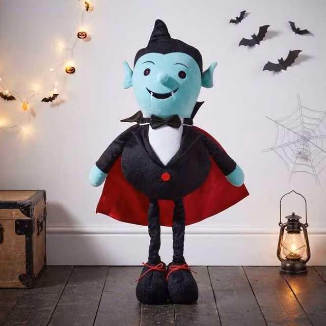 Garden Greatness Spooky Halloween Extendable Drac Plush Multicolour and Black 10 Pack