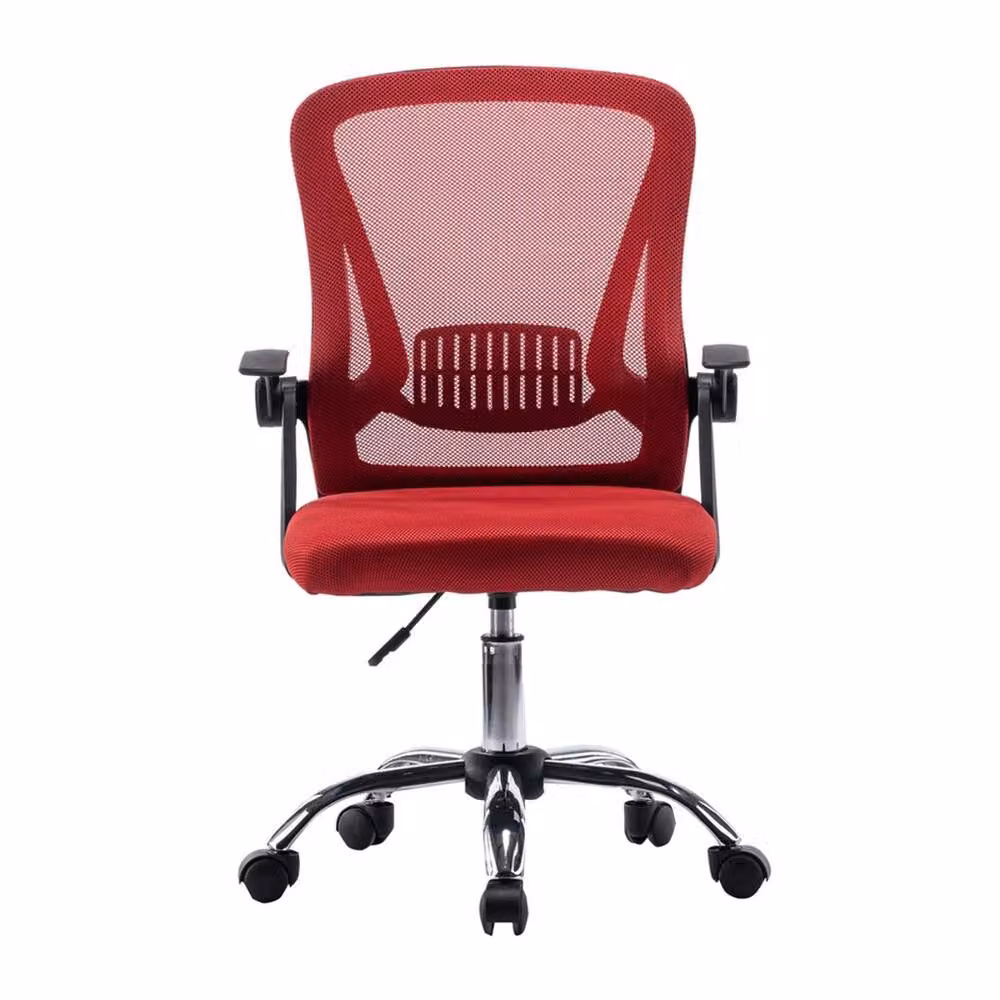FORGEVIO Red Ergonomic Mesh Office Chair with Armrests for Home Office – 2