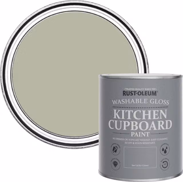 Rust-Oleum Kitchen Cupboard Paint in Gloss Finish, Tanglewood, 0.75 l