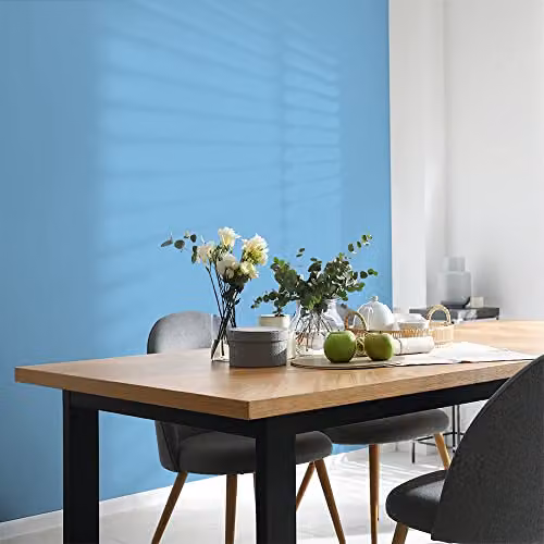 Johnstone's Silk Emulsion Water Based Gloss Wall and Ceiling Paint in Blue, 2.5l – 3