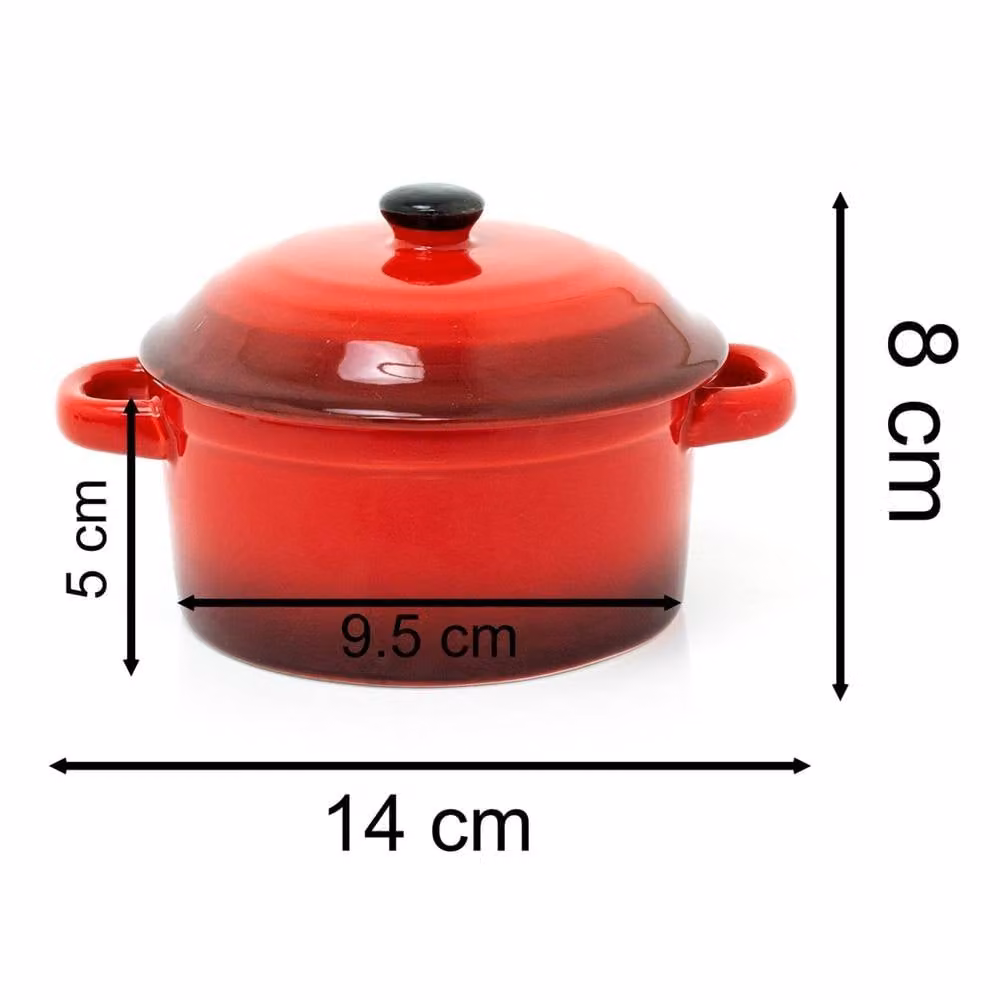 SPETLEK Ovenproof Ceramic Porcelain Pan in Red – 2
