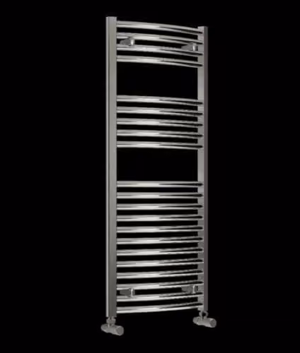 Bathroom Kingdom Diva Silver Steel Straight Heated Towel Rail H: 800 mm x W: 600 mm – 3
