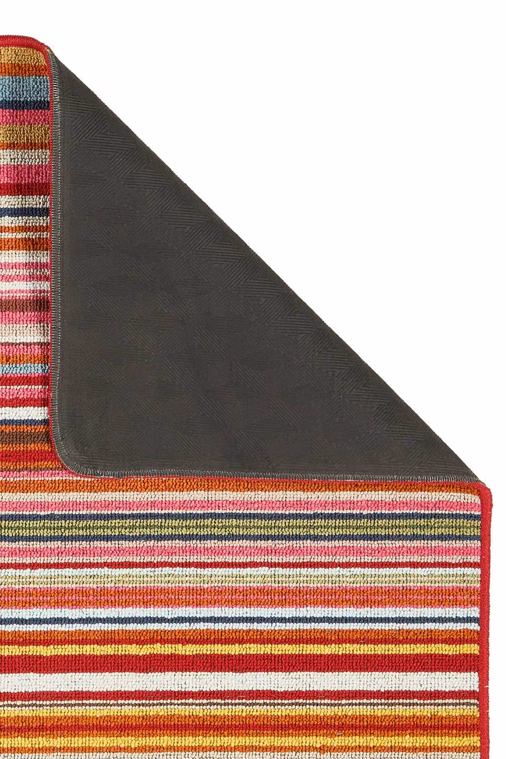 My Mat Candy Multi Bright Striped Rectangular Rug, Multicolour, W: 67 cm, L: 200 cm – 3