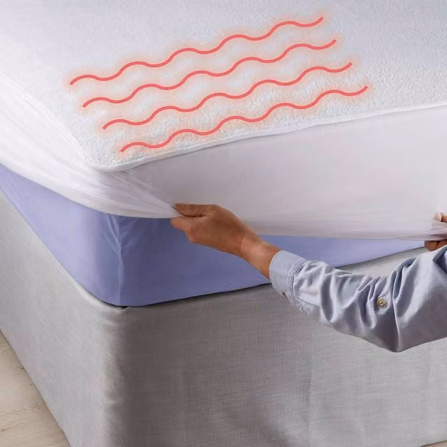 Coopers of Stortford White Fleece Electric Blanket with Overheat Protection, W: 130 cm, D: 180 cm – 1
