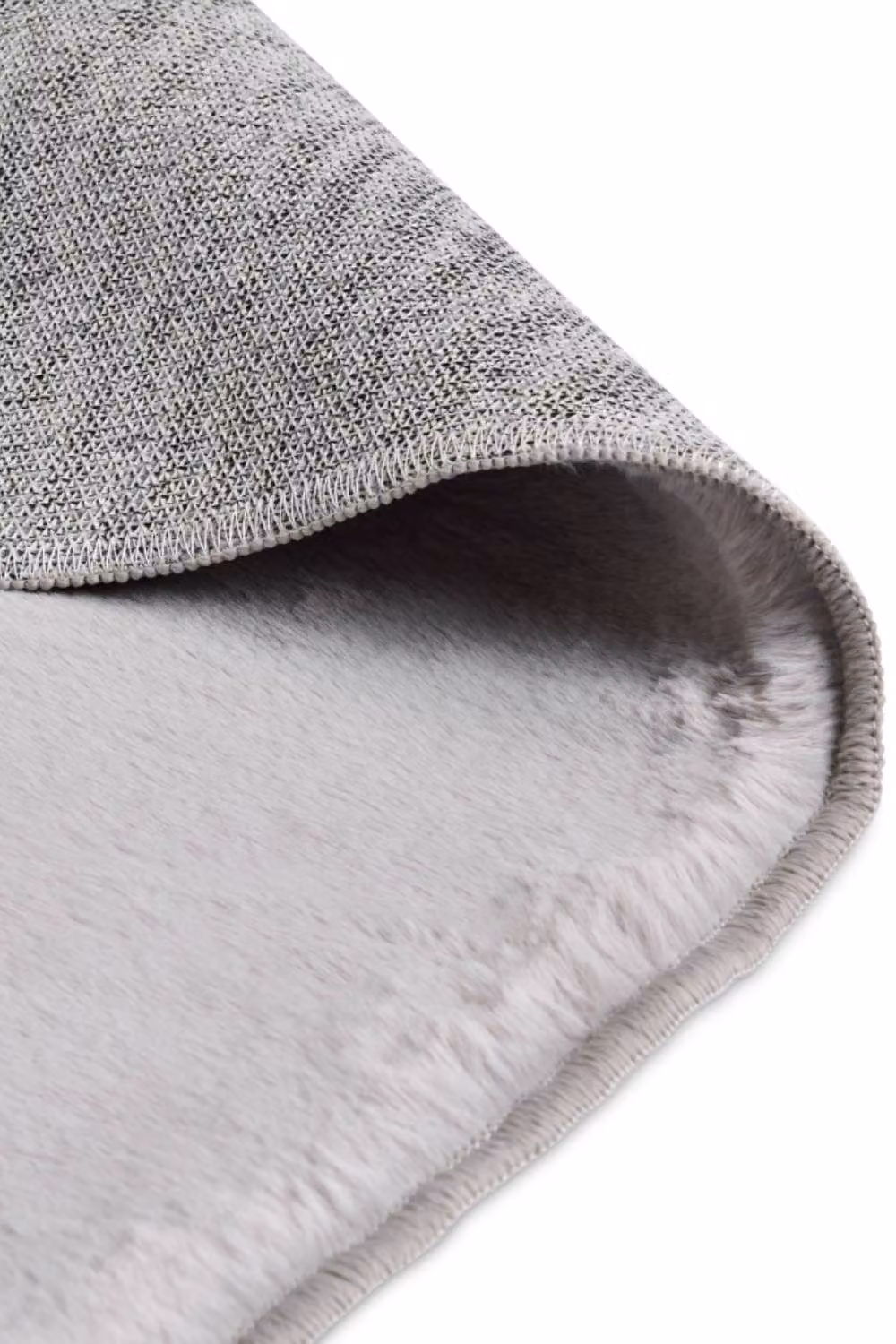 Allure Bath Fashions Softie Faux Fur Rug in Grey, W: 160 cm, L: 230 cm – 3