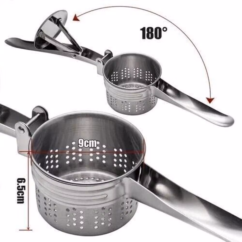 Havendro Stainless Steel Potato Ricer Press in Silver – 2