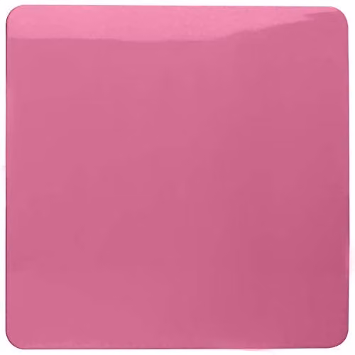 Trendi Switch Modern Polished Plastic Single Blanking Plate in Pink