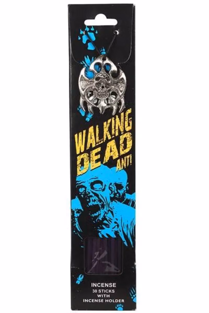 KDMD Walking Dead Floral Anti Incense Sticks with Metal Holder in Black, Silver or Purple – 3