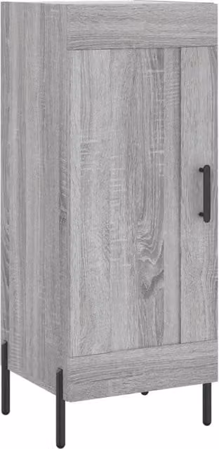 Berkfield Home Grey Sonoma Sideboard in Engineered Wood W/D/H: 34.5 x 34.5 x 90 cm – 1