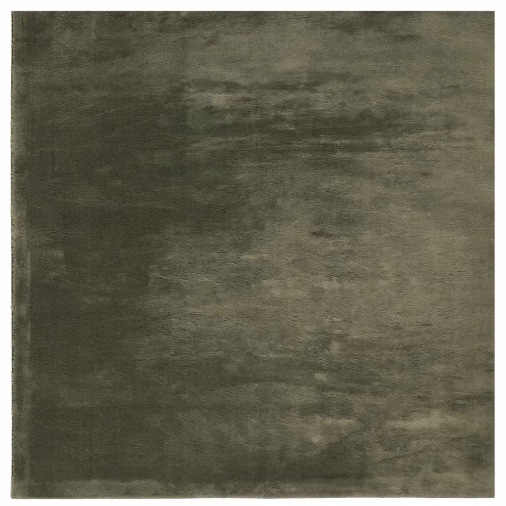 Berkfield Home HUARTE Square Short Pile Washable Rug in Green, W/D/H: 160 x 160 x 1 cm – 2
