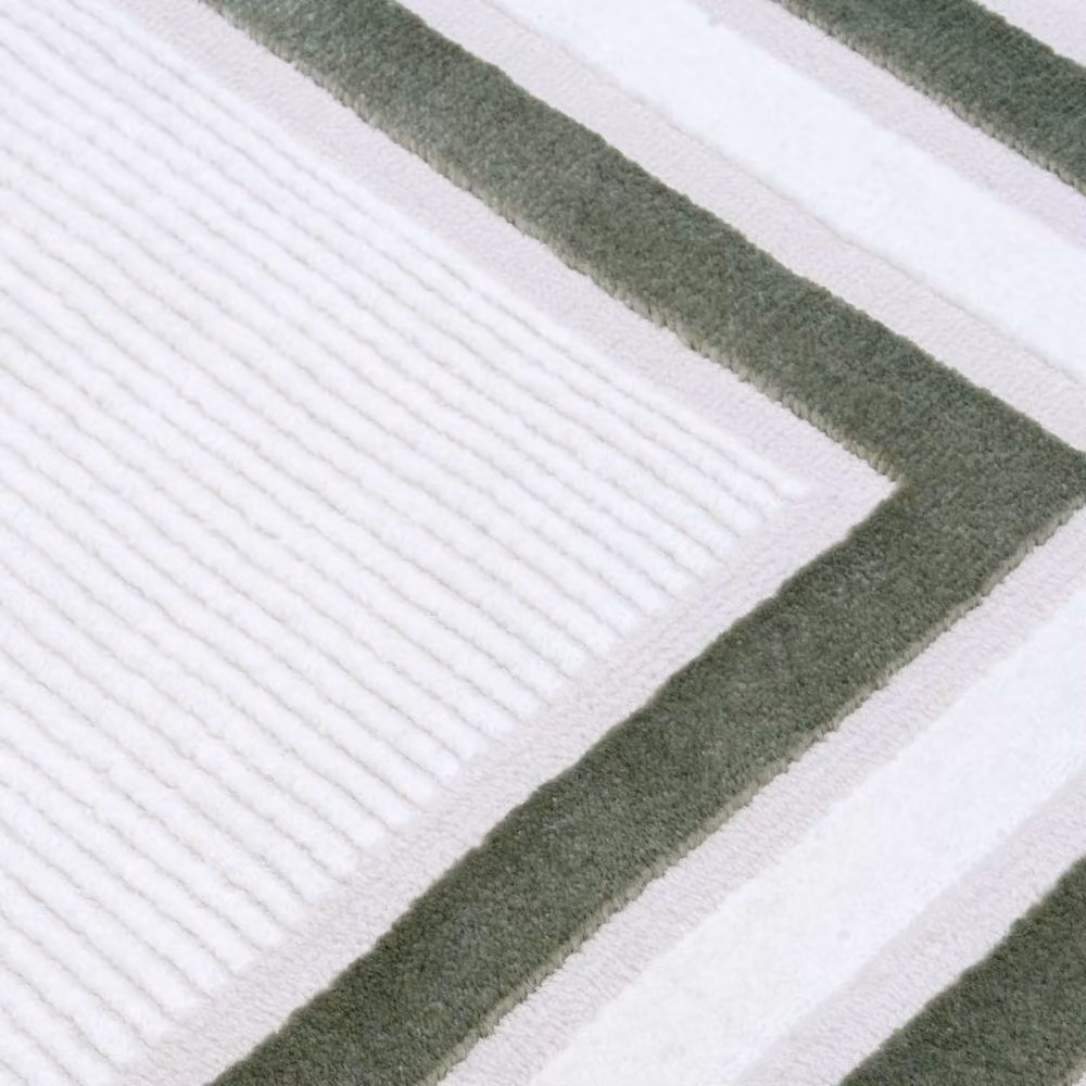 THE RUGS Carmel Bordered Area Rug in Green, W/D/H: 120 x 170 cm – 2