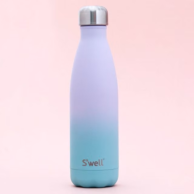 S'well Pastel Candy Vacuum Insulated Stainless Steel Water Bottle, 500 ml, Pink
