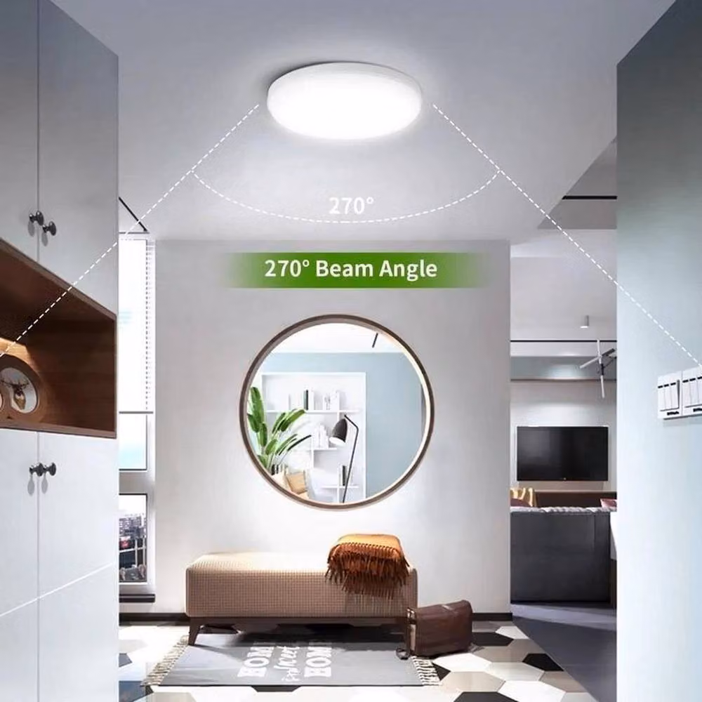 SPETLEK 50W LED Round Panel Ceiling Downlight in White – 3