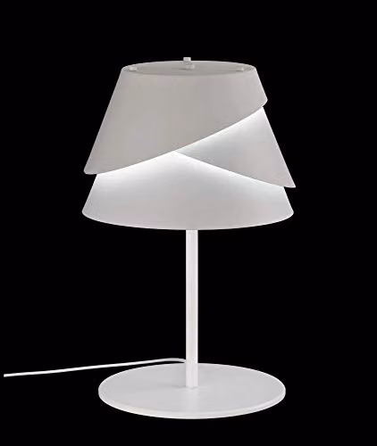 Netlighting Alboran Modern Table Lamp in White, Aluminium and Metal – 2