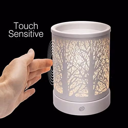 Rio FORA White Ceramic Wax Melt Burner and Electric Aroma Diffuser Lamp – 4