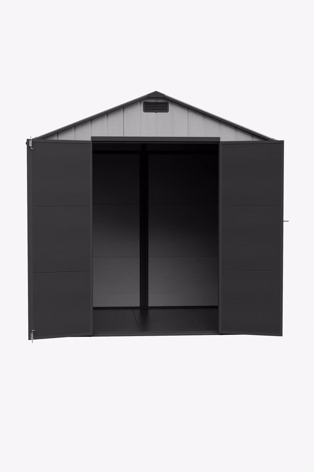 Living and Home Large Garden Storage Shed in Grey, 7x6 FT – 4