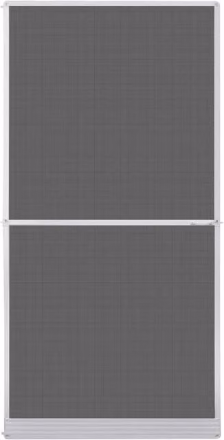 Berkfield Home White Hinged Fibreglass Insect Screen for Doors W: 120 cm, H: 240 cm