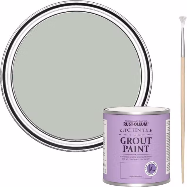 Rust-Oleum Kitchen Grout Paint in Chalk Green, 250ml