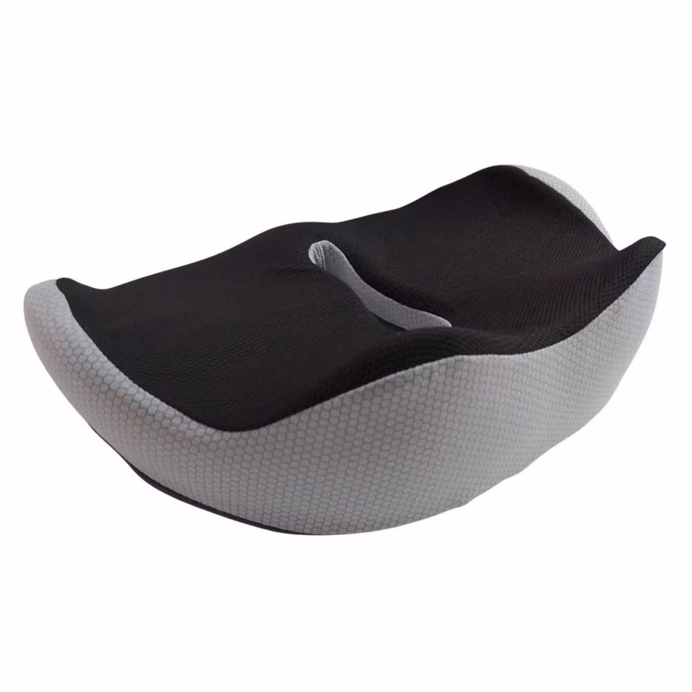 FLAVORA Black Orthopaedic Memory Foam Donut Seat Cushion, W: 100 cm, L: 190 cm – 2