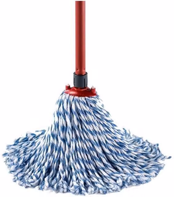 Vileda Supermocio Microfibre and Cotton Mop with Telescopic Handle, Multicolour