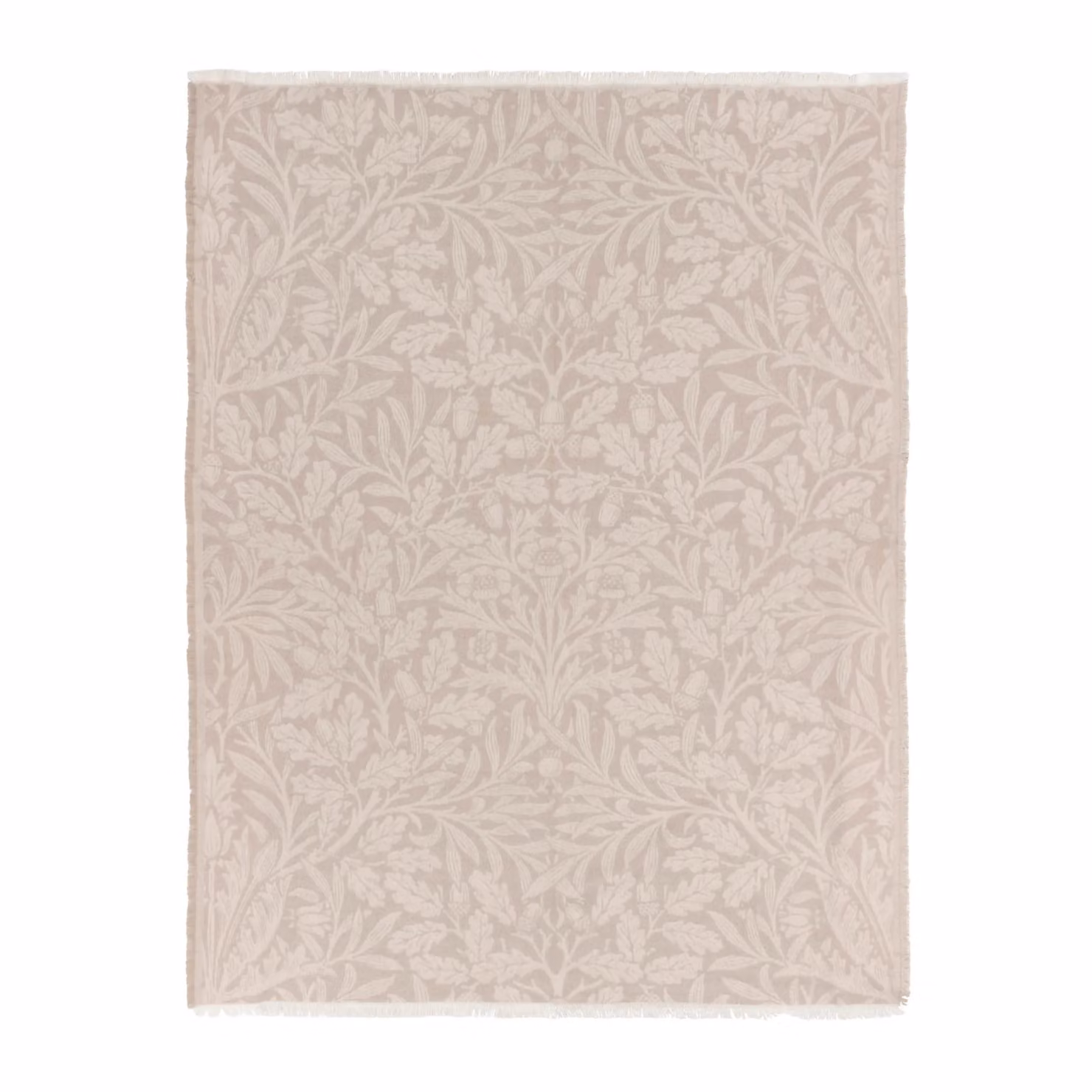 Morris & Co. Marigold Jacquard Mohair Throw in Beige, W/D/H: 130 x 170 cm – 2