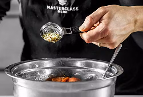 MasterClass All in 1 Nesting Measuring Spoon in Silver Stainless Steel with Printed Scale – 7