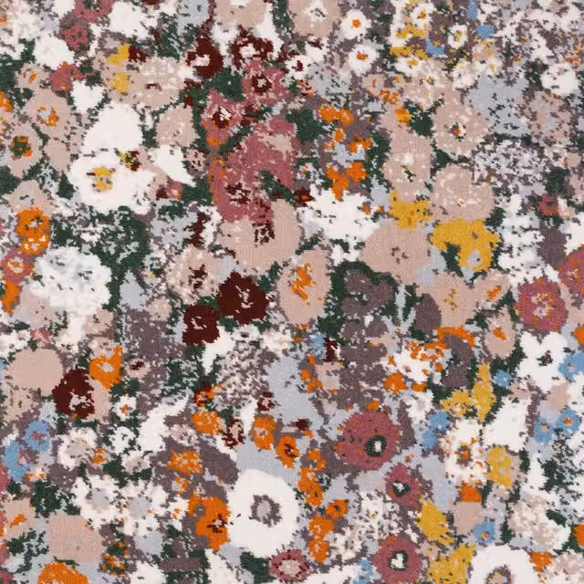 House of Hackney Hollyhocks Carpet in Multicolour