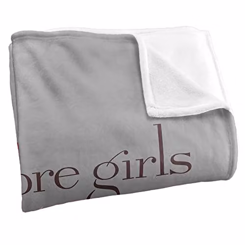 Warner Bros. Gilmore Girls Coffee Cup Logo Super Soft Fleece Throw Blanket, Grey/Multicolour, W: 91 cm, D: 147 cm – 3