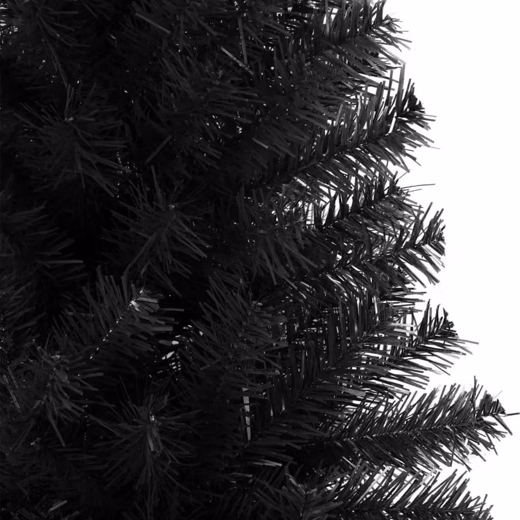 Berkfield Home Artificial Christmas Tree in Black, Height: 210 cm – 3