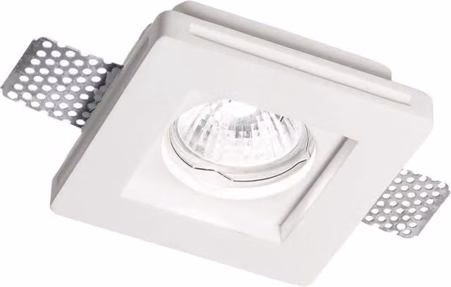 Netlighting Samba Small Square Recessed Spotlight in White