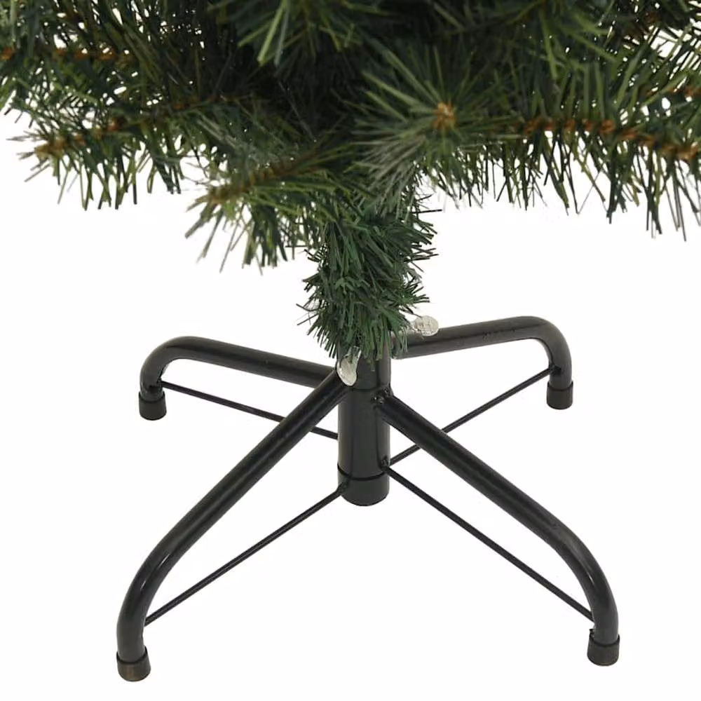 Berkfield Home Slim Artificial Green Christmas Tree with Stand, Height: 120 cm – 5