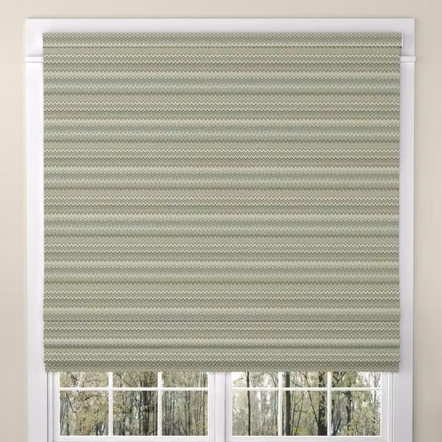 ANTE DECOR Atzi Made To Measure Blackout Roman Blind in Green