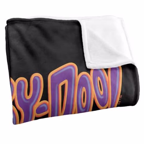 Warner Bros. Scooby Doo Logo Silky Touch Super Soft Fleece Throw Blanket, Multicolour, W: 91.44 cm x H: 147 cm – 2