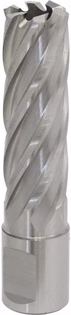 Loops M2 Steel Annular Metal Core Drill Bit 18mm Diameter x 50mm Depth with 19mm Shank in Silver – 1