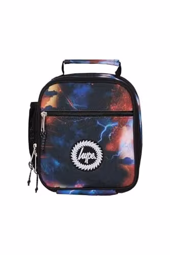Hype Insulated Kids Lunch Bag with 3 Compartments and Bottle Holder, Multi Constellation – 1