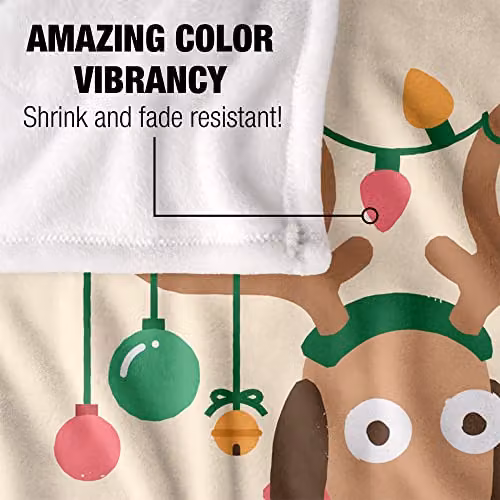 David Olenick Misplaced Loyalty Silky Touch Super Soft Fleece Throw Blanket in White, W/D/H: 152 x 127 cm – 2