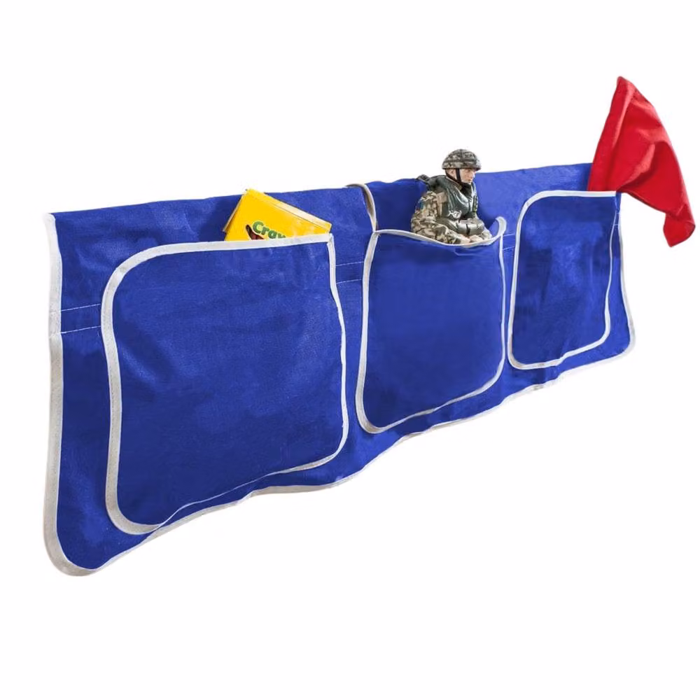 Nöa and Nani Noa & Nani Kids Bed Tidy 3 Pocket Blue Storage Organiser – 2