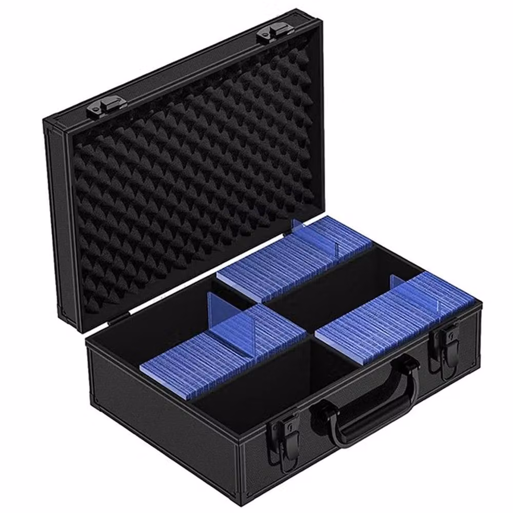 VOGREX 6 Slot Card Storage Box for 600 35PT Toploaders, Black – 5