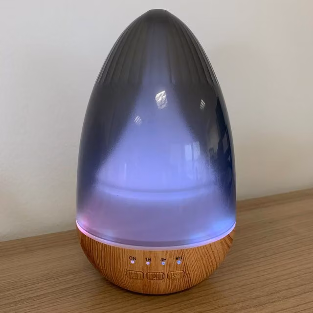 Barcelona Atomiser USB Colour Change LED Ultrasonic Electric Diffuser in Grey