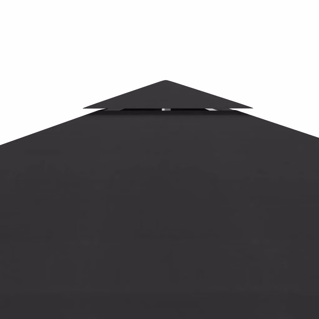 Berkfield Home 2-Tier Gazebo Top Cover, Black, 3x3 m, PVC-Coated Polyester – 3