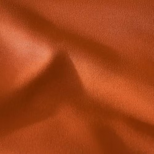 OHS Plain Reversible Microfibre Polyester Duvet Cover and Pillowcase Set in Orange, W/D/H: 200 x 200 cm – 3