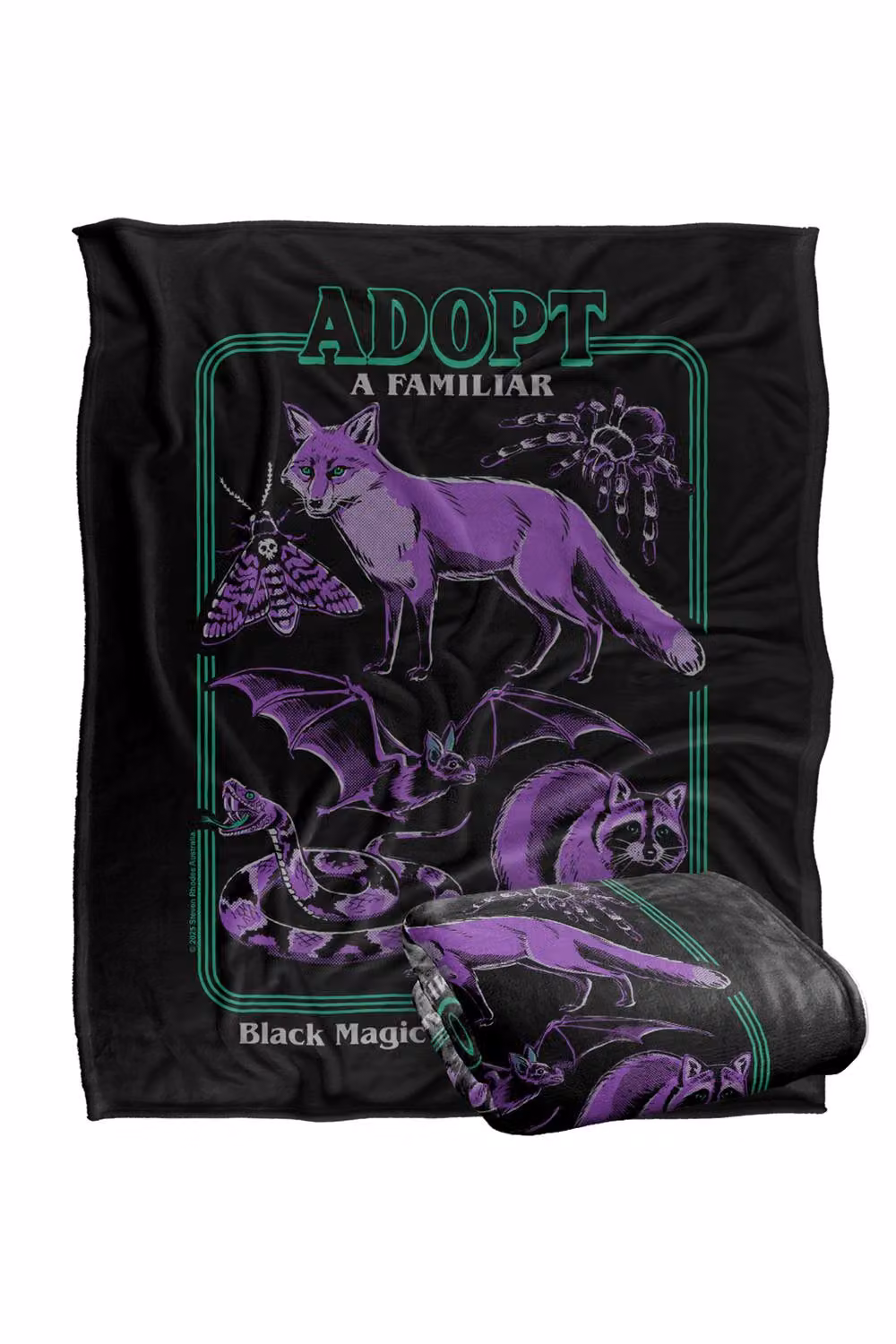 Steven Rhodes Adopt A Familiar Part 2 Multicolour Super Soft Fleece Throw Blanket W/D/H: 152 x 127 x 1 cm – 2