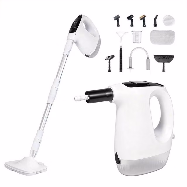 VOGREX Multi Function Handheld Steam Mop Deep Floor Cleaner in White