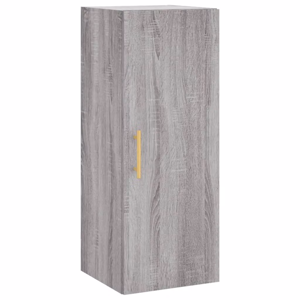 Berkfield Home Wall Mounted Cabinet in Grey Sonoma, W/D/H: 34.5 x 34 x 90 cm – 2