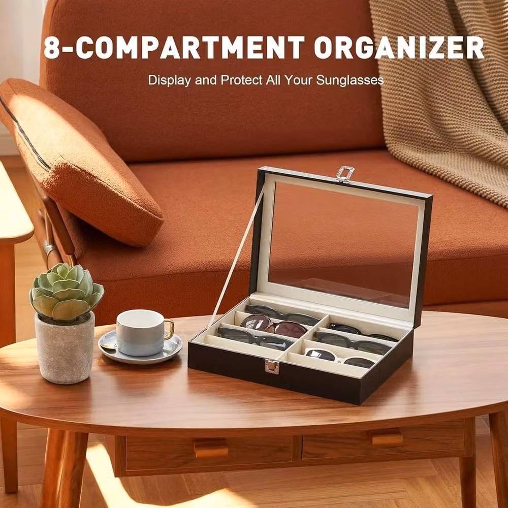 KORVIXA Black Sunglasses Organizer Storage Box – 3