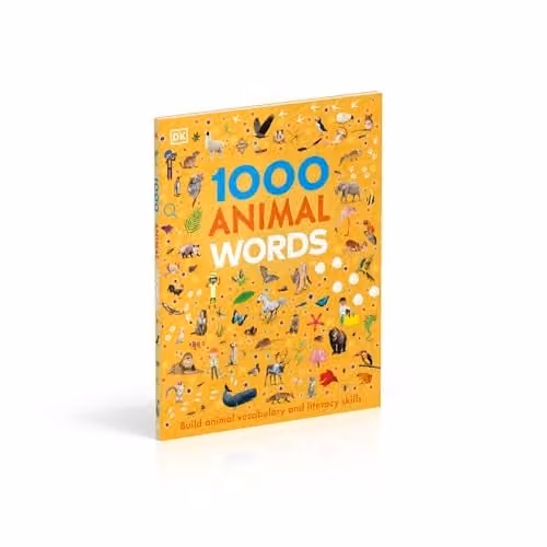 DK 1000 Animal Words Hardback Colour Picture Book – 2