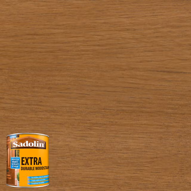 Sadolin Extra Durable Water Repellent Woodstain, Natural Brown, 0.5 l