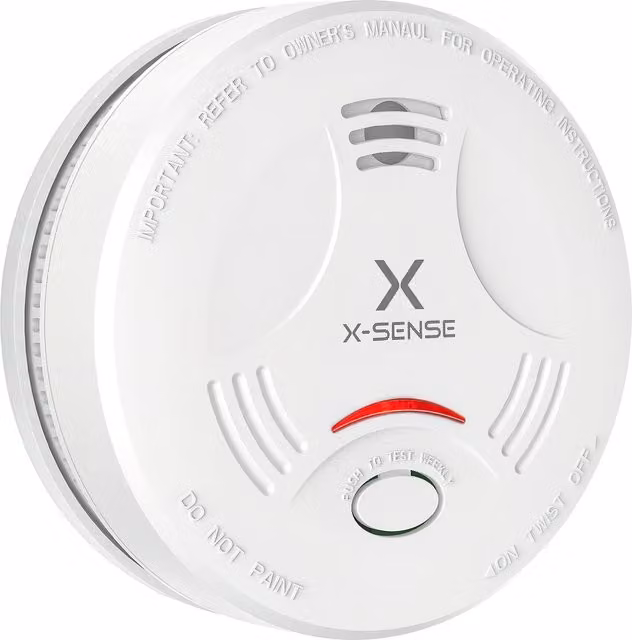 X-Sense SD11 Smoke Alarm with 10-Year Battery, White